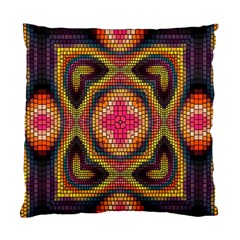 Kaleidoscope Art Pattern Ornament Standard Cushion Case (Two Sides) from ArtsNow.com Back