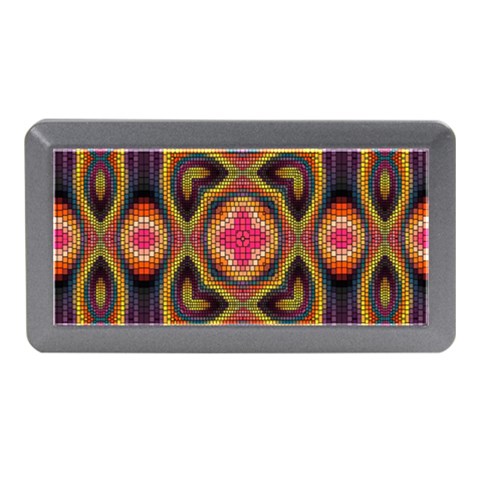 Kaleidoscope Art Pattern Ornament Memory Card Reader (Mini) from ArtsNow.com Front