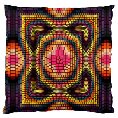 Kaleidoscope Art Pattern Ornament Large Cushion Case (One Side) from ArtsNow.com Front