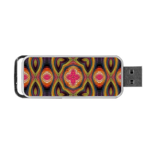 Kaleidoscope Art Pattern Ornament Portable USB Flash (Two Sides) from ArtsNow.com Front