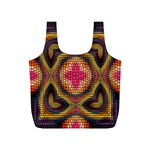 Kaleidoscope Art Pattern Ornament Full Print Recycle Bag (S)