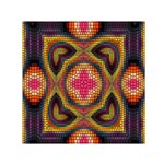 Kaleidoscope Art Pattern Ornament Square Satin Scarf (30  x 30 )