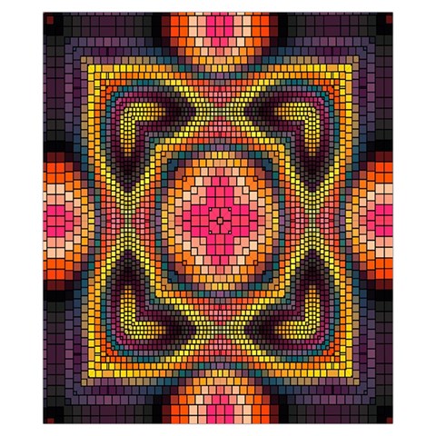 Kaleidoscope Art Pattern Ornament Drawstring Pouch (XS) from ArtsNow.com Front