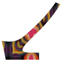 Kaleidoscope Art Pattern Ornament Cross Back Hipster Bikini Set from ArtsNow.com Back Left