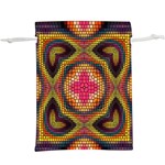 Kaleidoscope Art Pattern Ornament Lightweight Drawstring Pouch (XL)