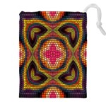Kaleidoscope Art Pattern Ornament Drawstring Pouch (4XL)