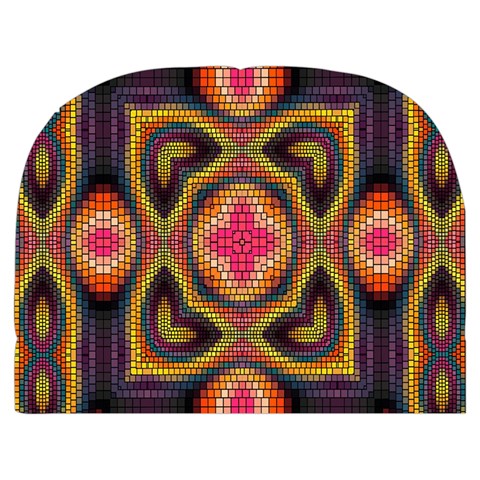 Kaleidoscope Art Pattern Ornament Make Up Case (Medium) from ArtsNow.com Back