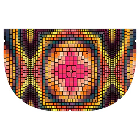 Kaleidoscope Art Pattern Ornament Make Up Case (Medium) from ArtsNow.com Side Left