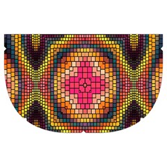 Kaleidoscope Art Pattern Ornament Make Up Case (Medium) from ArtsNow.com Side Left