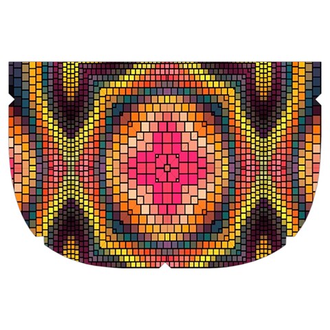 Kaleidoscope Art Pattern Ornament Make Up Case (Large) from ArtsNow.com Side Left