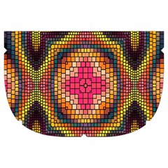 Kaleidoscope Art Pattern Ornament Make Up Case (Large) from ArtsNow.com Side Left