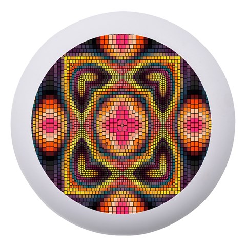 Kaleidoscope Art Pattern Ornament Dento Box with Mirror from ArtsNow.com Front