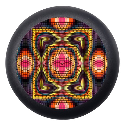 Kaleidoscope Art Pattern Ornament Dento Box with Mirror from ArtsNow.com Front