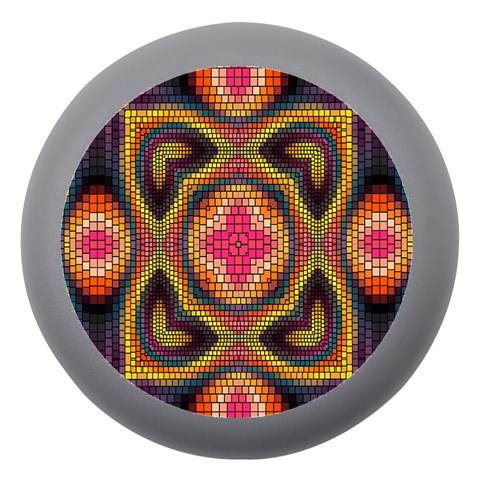 Kaleidoscope Art Pattern Ornament Dento Box with Mirror from ArtsNow.com Front