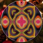 Kaleidoscope Art Pattern Ornament UV Print Acrylic Ornament Round