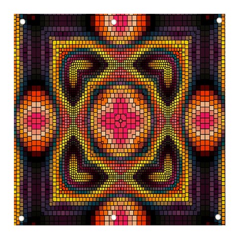Kaleidoscope Art Pattern Ornament Banner and Sign 3  x 3  from ArtsNow.com Front