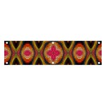 Kaleidoscope Art Pattern Ornament Banner and Sign 4  x 1 