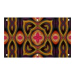 Kaleidoscope Art Pattern Ornament Banner and Sign 5  x 3 