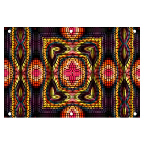 Kaleidoscope Art Pattern Ornament Banner and Sign 6  x 4  from ArtsNow.com Front