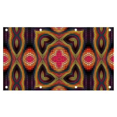 Kaleidoscope Art Pattern Ornament Banner and Sign 7  x 4  from ArtsNow.com Front
