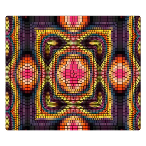 Kaleidoscope Art Pattern Ornament Premium Plush Fleece Blanket (Small) from ArtsNow.com 50 x40  Blanket Front