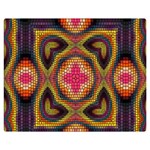 Kaleidoscope Art Pattern Ornament Premium Plush Fleece Blanket (Medium)