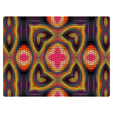 Kaleidoscope Art Pattern Ornament Premium Plush Fleece Blanket (Extra Small) from ArtsNow.com 40 x30  Blanket Front