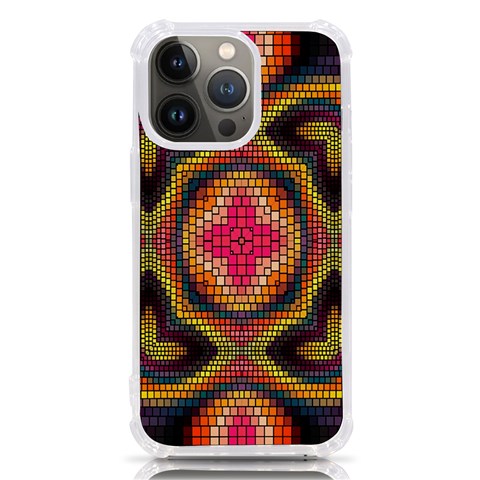 Kaleidoscope Art Pattern Ornament iPhone 13 Pro TPU UV Print Case from ArtsNow.com Front