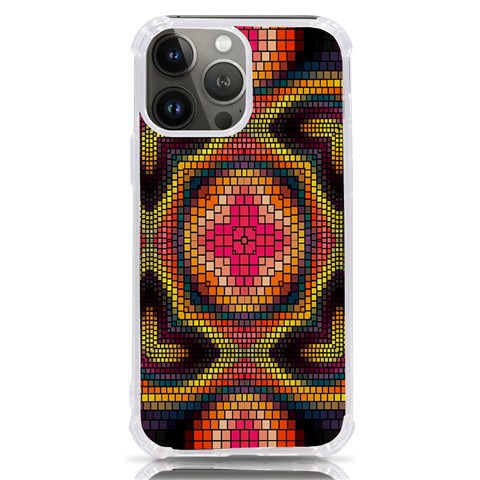 Kaleidoscope Art Pattern Ornament iPhone 13 Pro Max TPU UV Print Case from ArtsNow.com Front
