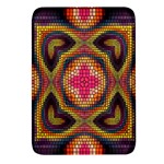 Kaleidoscope Art Pattern Ornament Rectangular Glass Fridge Magnet (4 pack)