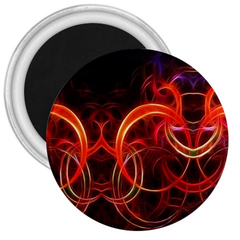 Abstract Seamless Pattern 3  Magnets from ArtsNow.com Front
