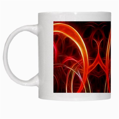 Abstract Seamless Pattern White Mug from ArtsNow.com Left