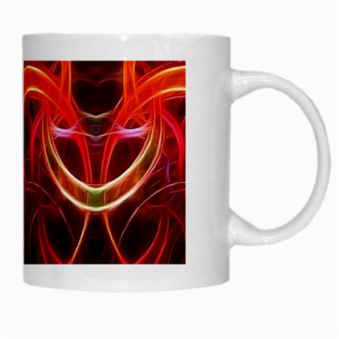 Abstract Seamless Pattern White Mug from ArtsNow.com Right