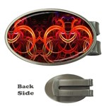 Colorful Prismatic Chromatic Money Clips (Oval) 