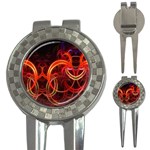 Colorful Prismatic Chromatic 3-in-1 Golf Divots