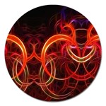 Colorful Prismatic Chromatic Magnet 5  (Round)
