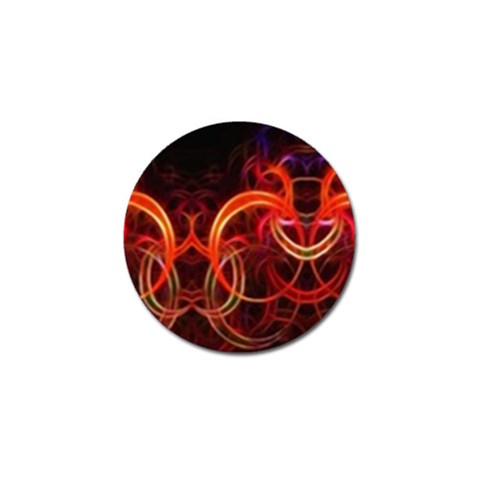 Abstract Seamless Pattern Golf Ball Marker from ArtsNow.com Front