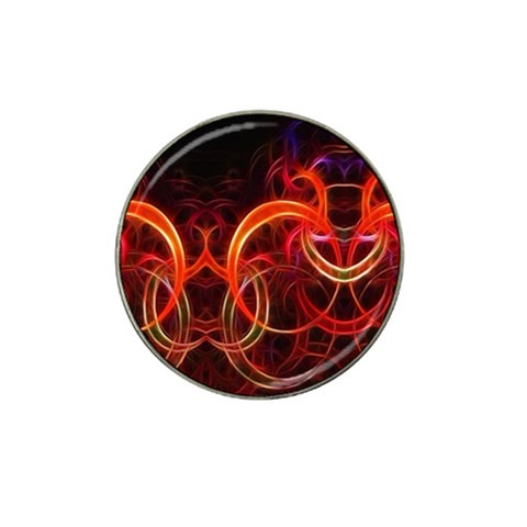 Abstract Seamless Pattern Hat Clip Ball Marker from ArtsNow.com Front