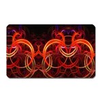 Construction Background Geometric Magnet (Rectangular)
