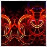 Abstract Seamless Pattern Canvas 20  x 20 