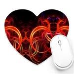 Abstract Seamless Pattern Heart Mousepad