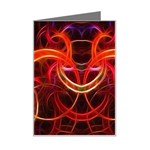 Construction Background Geometric Mini Greeting Card