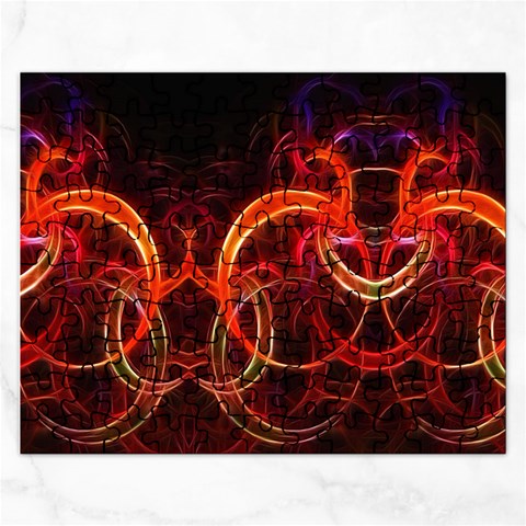 Construction Background Geometric Rectangular Jigsaw Puzzl from ArtsNow.com Front