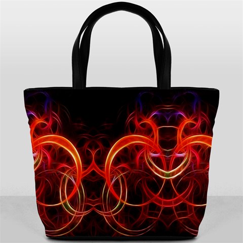 Abstract Seamless Pattern Bucket Bag from ArtsNow.com Front