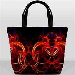 Abstract Seamless Pattern Bucket Bag from ArtsNow.com Back