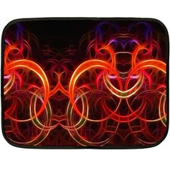 Abstract Seamless Pattern Two Sides Fleece Blanket (Mini) from ArtsNow.com 35 x27  Blanket Back