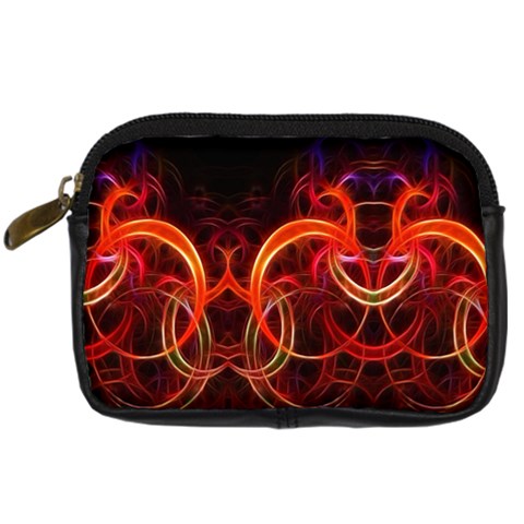 Abstract Seamless Pattern Digital Camera Leather Case from ArtsNow.com Front