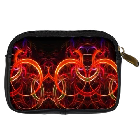 Abstract Seamless Pattern Digital Camera Leather Case from ArtsNow.com Back