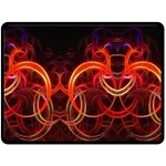 Abstract Seamless Pattern Fleece Blanket (Large)