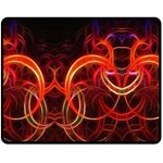Abstract Seamless Pattern Fleece Blanket (Medium)